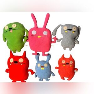 Uglydolls Collection- Lot of 6 Stuffed Animals Plush